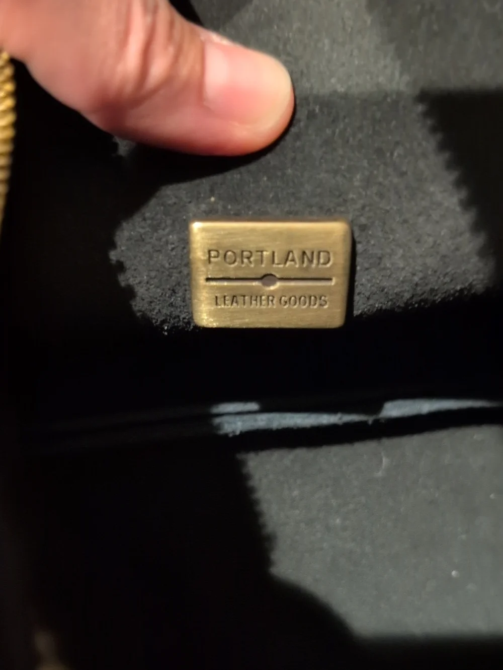 Small Slouchy Bag By Portland Leather Goods In Pebbled Black Leather - Picture 10 of 14